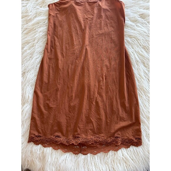 Skims Fits Everybody Lace Slip Dress Bronze Size 2X - Picture 6 of 10